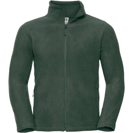 Russell Mens Full Zip Outdoor Fleece Jacket (Bottle Green) - Image 2