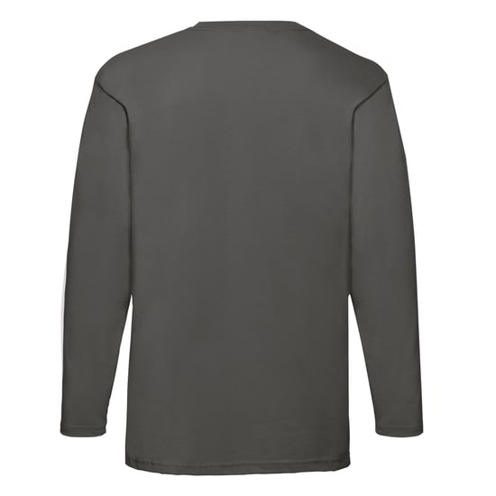 Fruit of the Loom Mens Valueweight Heather Long-Sleeved T-Shirt (Light Graphite) - Image 2