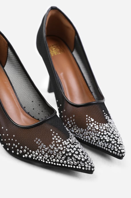 Wheres That From Womens 'Aralyn' Court Shoe With Diamante Detailing