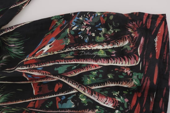 Dolce & Gabbana Black Volcano Sicilien T-shirt med kort ärm - Image 4