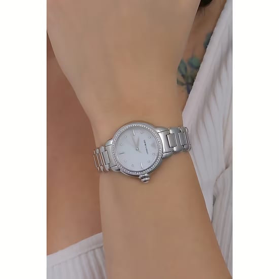 Emporio Armani Mia Dames Horloge Zilverkleurig AR11596 - Image 6