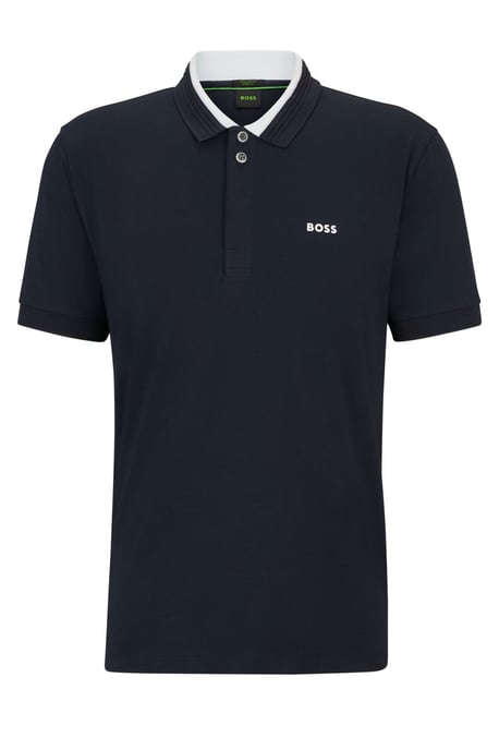 Boss Paddy 1 Polo Shirt Dark Blue