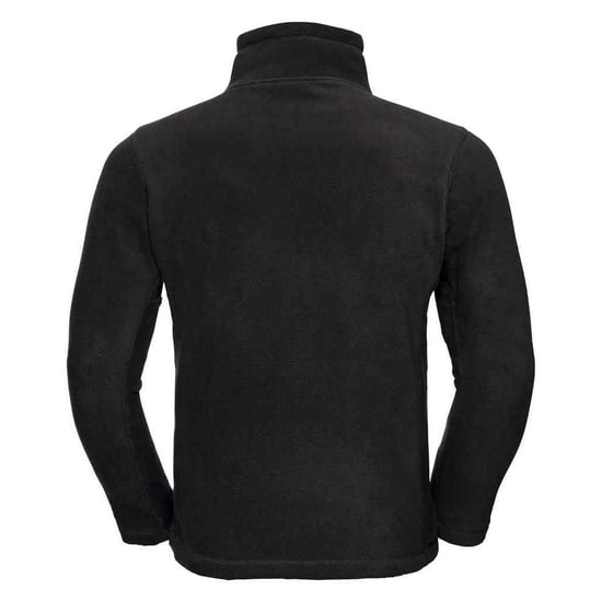Russell Mens Zip Neck Outdoor Fleece Top (Black) - Image 2