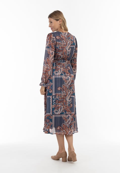 usha paisley print maxi dress nowles