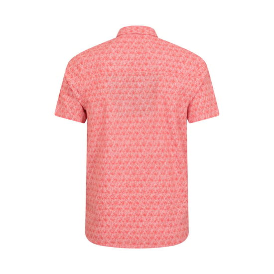 Mountain Warehouse Mens Preston Illustration Leaves Shirt (Coral) - Image 2