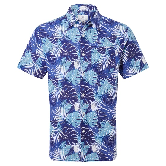 Arnie Mens Short Sleeve Shirt Sapphire Blue