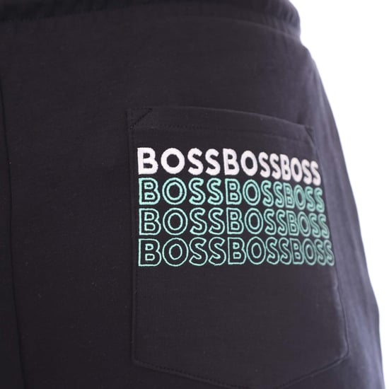 Men's Boss Headlo 1 Sweat Shorts in Navy