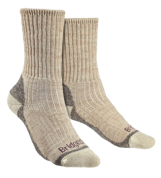 Bridgedale - Ladies Hiking Midweight Merino Wool Socks - Natural - Image 1