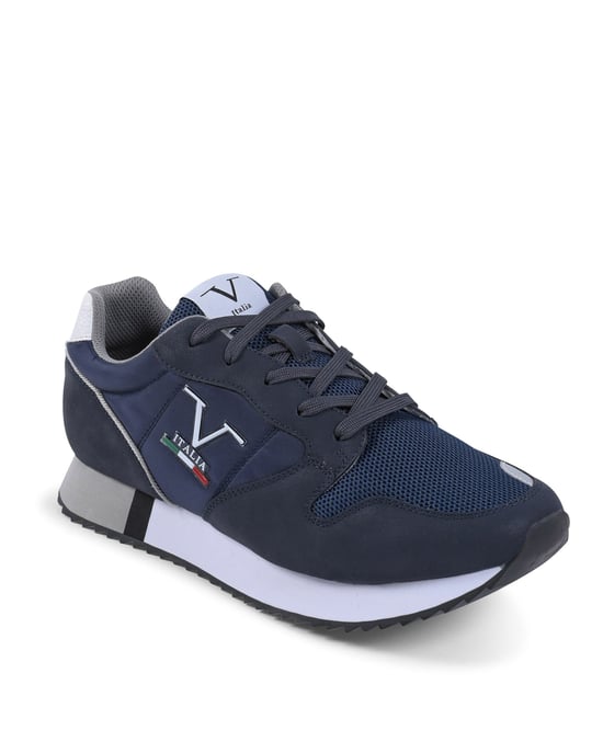 V Italia Mens Sneaker SNK 003 M Navy