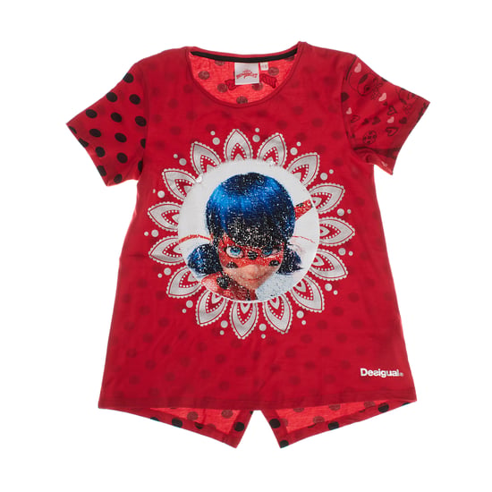 Ladybug reversible sequin short sleeve t-shirt 19SGTKXA girl