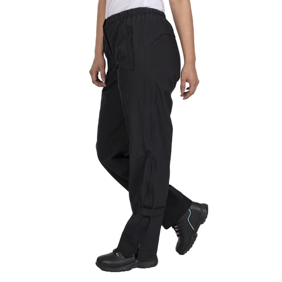 Island Green Dames/Dames Drop Hem Waterdichte Broek (Zwart) - Image 3