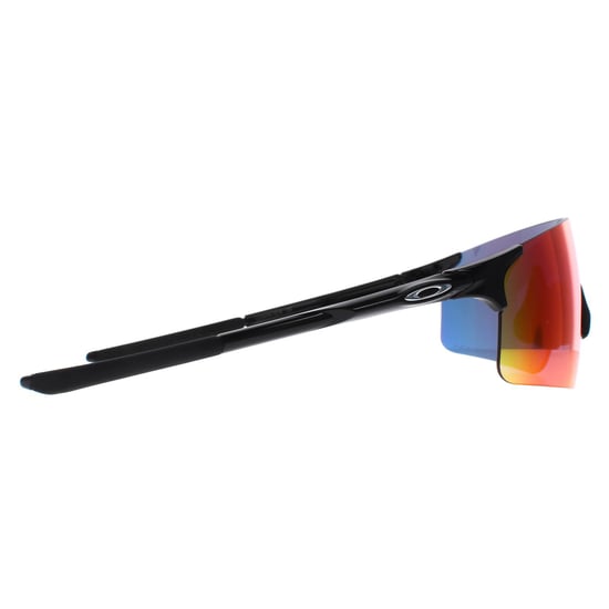 Oakley Wrap Mens Polished Black Prizm Road EV Zero Blades