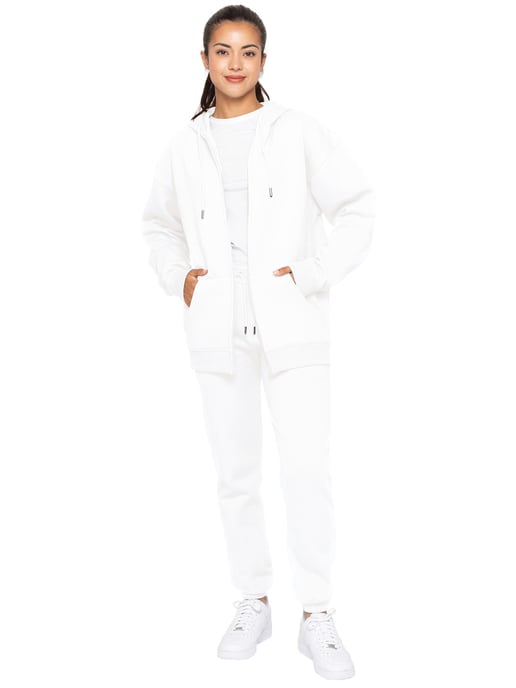 Enzo | Womens Oversized Zip Hoodie Tracksuit Set - Image 1