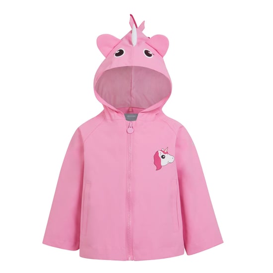 Regatta Childrens/Kids Luna The Unicorn Waterproof Jacket (Sweet Pink)