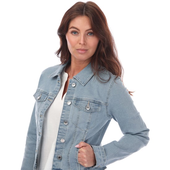Women's Vero Moda Luna Denim Jacket in Light Blue