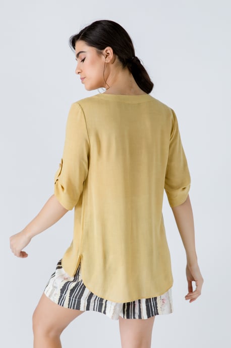 Linen Look Blouse - Image 6