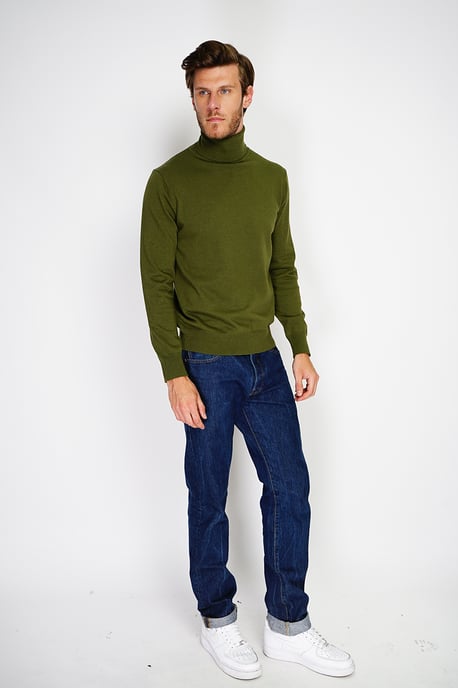 GB - William de Faye - turtleneck - Khaki