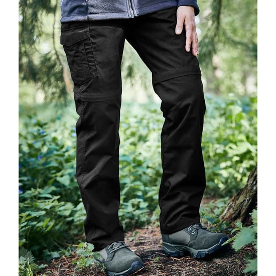 Craghoppers Womens/Ladies Expert Kiwi Convertible Cargo Trousers (Black)