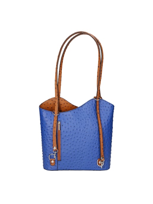Gave Lux backpack women ROYAL BLUE/COGNAC