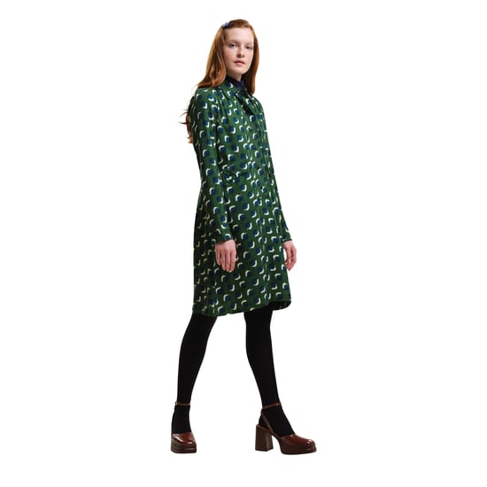 Regatta Womens/Ladies Orla Kiely Leaf Print Dress (Shadow Elm Emerald)