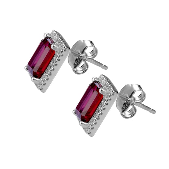 Orphelia 'Enora' Women's 925 Sterling Silver Set: Necklace + Earrings + Ring - Silver SET-7425/RU - Image 2