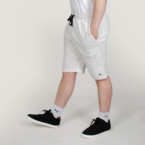 Mens Cotton Sweat Shorts Knee Length