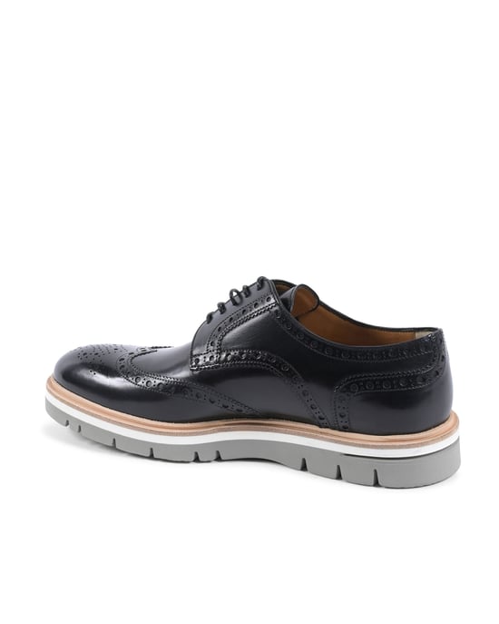 Dee Ocleppo Mens Brogue Shoes EB131 Vit Nero Luc Gallo