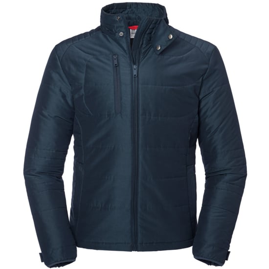 Russell Mens Cross Padded Jacket (French Navy) - Image 1