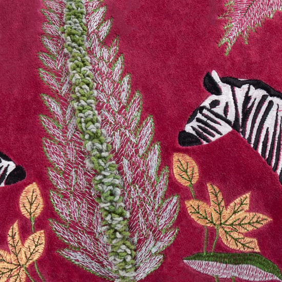 Wylder Kalahari Embroidered Velvet Cushion Cover - Image 4