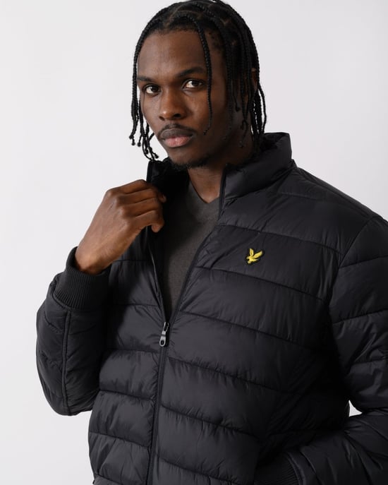 Lyle & Scott Funnel Neck Mens Wadded Jacket - Image 2