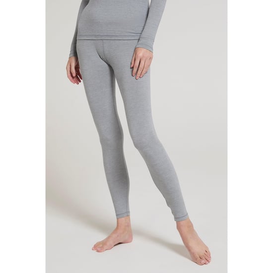 Mountain Warehouse Womens/Ladies Keep The Heat Base Layer Bottoms (Light Grey)