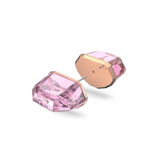 Swarovski 'Lucent' Women's Gold Plated Metal Stud Earrings - Rose 5600254