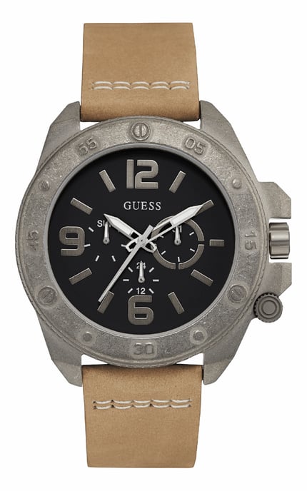 Guess Mens Watch  Quartz  grey - Image 1