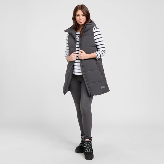 North Ridge Women's Long Line Roaming Water Repellent & Insulated Gilet with Hood