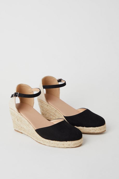 Rocki Closed Toe Espadrille Wedges