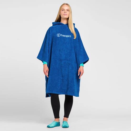 Freespirit Aquarobe, Towelling Changing Robe, Blue