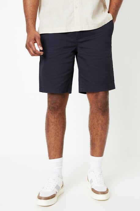 Classic Navy Chino Shorts - Image 1