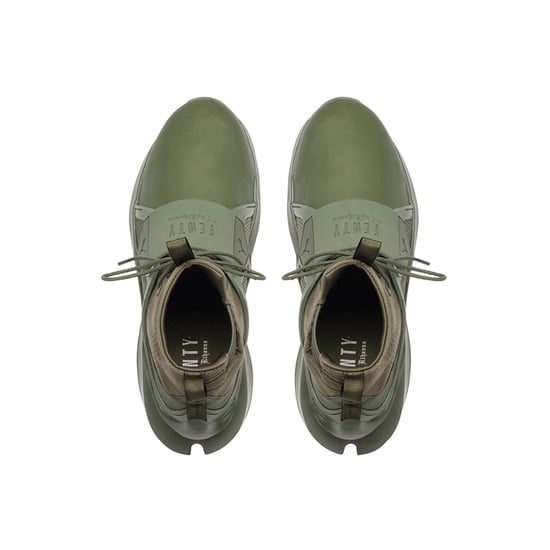 Puma x Rihanna Fenty Ignite Womens Green Hi Trainers - Image 3
