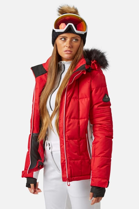 Luna Surftex Ski Jacket Racing Red