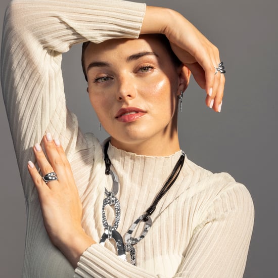 Necklace Luxenter Utbe rhodium finish