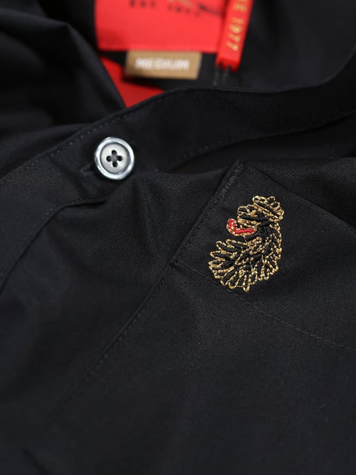Luke 1977 Telford Tailored Fit Smart Shirt Black