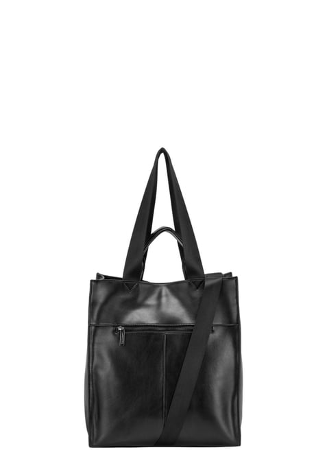 Smooth Leather Tote / Shoulder Bag