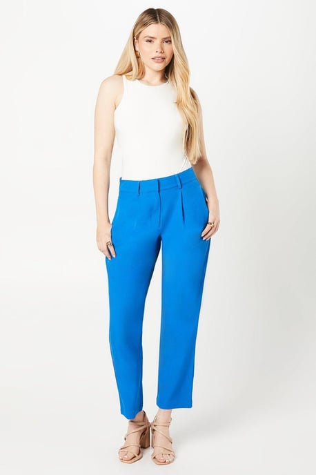 Blue Kickflare Trousers