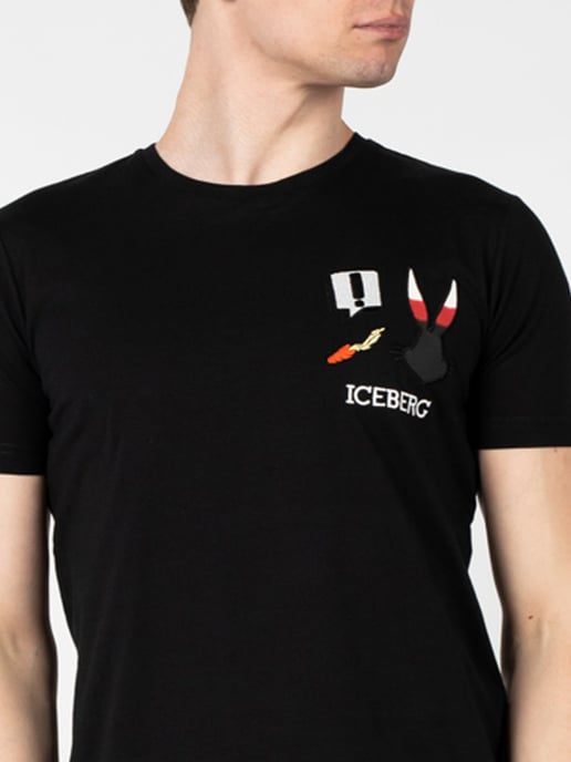 Iceberg T-Shirt Men's Black - Image 5