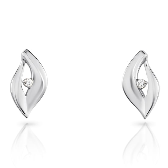 Orphelia 'Milan' Dames 925 Sterling Zilveren Stud Oorbellen - Zilver ZO-7519 - Image 4