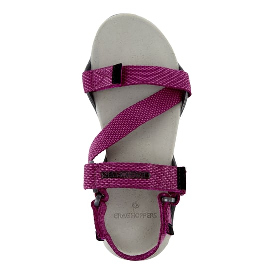 Craghoppers Womens/Ladies Lady Locke Sandals (Charcoal/Raspberry)