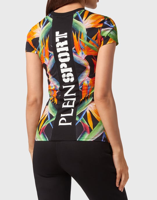 T-shirt med rund halsringning - Image 3