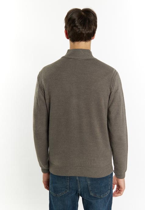 Mo Cardigan Men light grey melange - Image 4