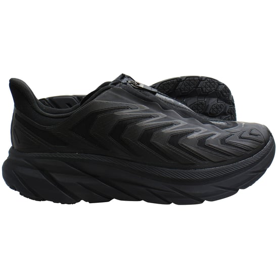 Hoka One Project Clifton Unisex Black Running Shoes - Image 3