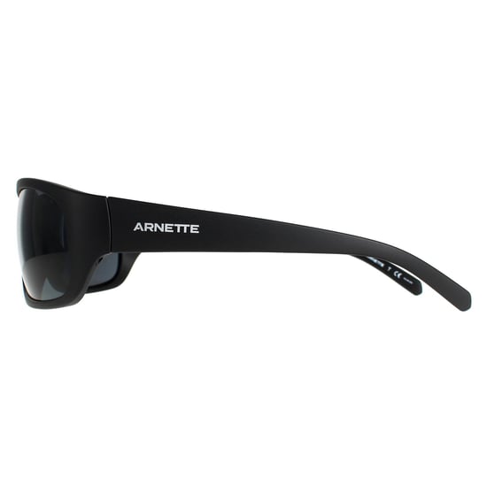 Arnette Rectangle Mens Transparent Grey Dark Grey Polarized Uka-Uka AN4290